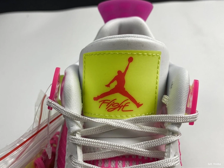 Jordan Retro 4 Pink White (GS) - CV7808-100 Lemon 0420